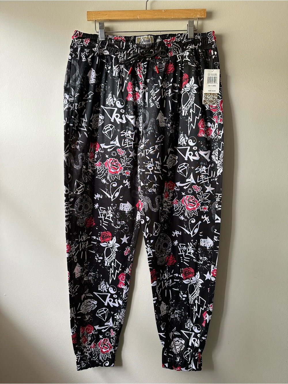 Fresh Prints of Bel Air by Drill Clothing Co Novelty Jogger Sweatpants Size XL